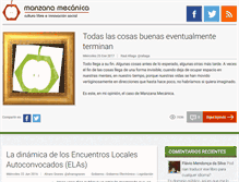 Tablet Screenshot of manzanamecanica.org